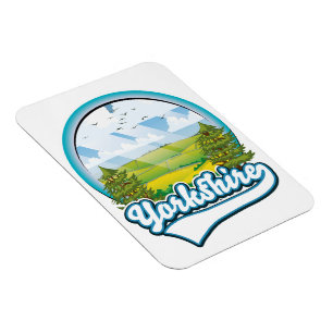 Íman logotipo do Yorkshire Viagem