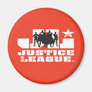 Íman Logotipo e personagem da Liga da Justiça