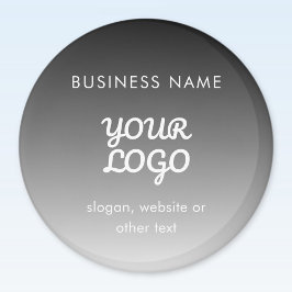 Íman Logotipo e texto do Promocional moderno | Cor edit