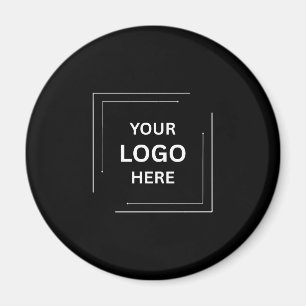 Íman Logotipo Empresarial Minimalista Personalizado par