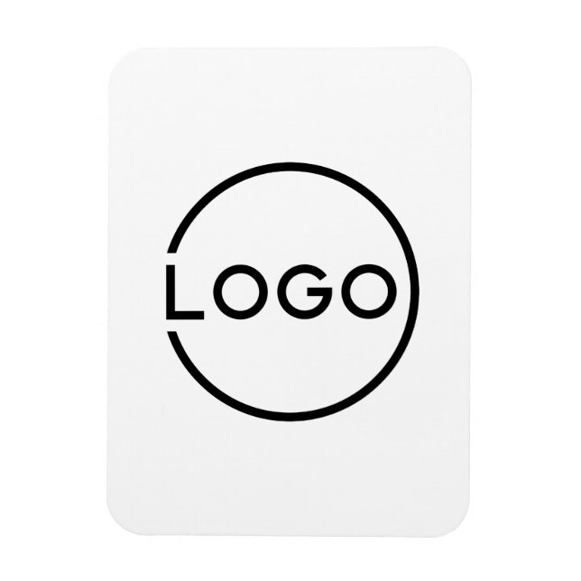 Íman Logotipo Empresarial Personalizado (Vertical)