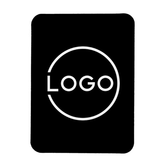Íman Logotipo Empresarial Personalizado (Vertical)