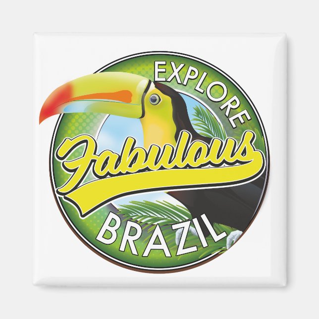 Íman Logotipo Explorar Brasil Fabuloso (Frente)
