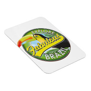 Íman Logotipo Explorar Brasil Fabuloso