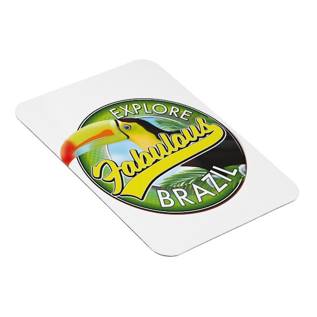 Íman Logotipo Explorar Brasil Fabuloso (Lado Direito)
