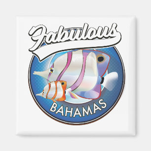 Íman Logotipo fabuloso das Bahamas