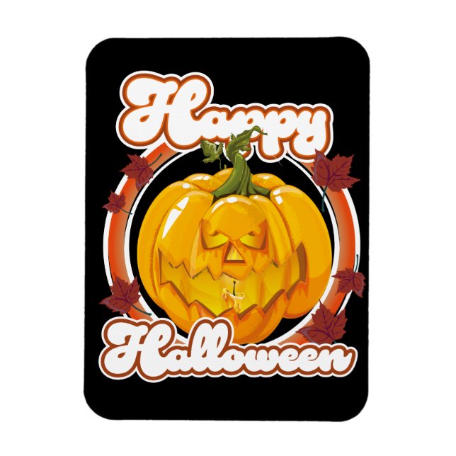 Íman logotipo Feliz Halloween (Vertical)
