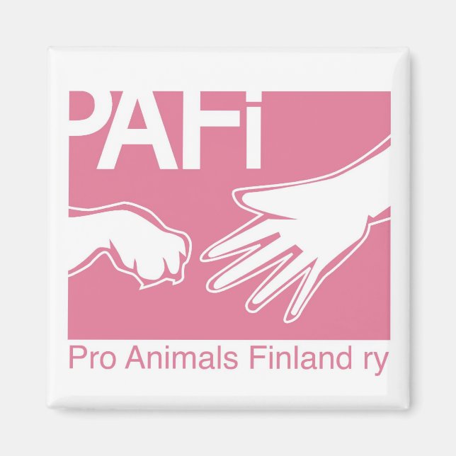 Íman Logotipo Finlandês para Animais Pro (Frente)