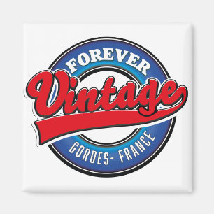 Íman logotipo forever vintage Gordes França