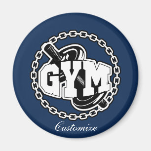 Íman Logotipo Gym Barbell Thunder_Cove