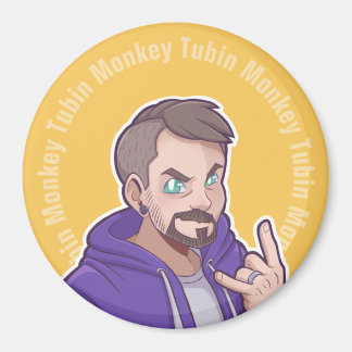 Íman Logotipo Hoodie do macaco Tubin