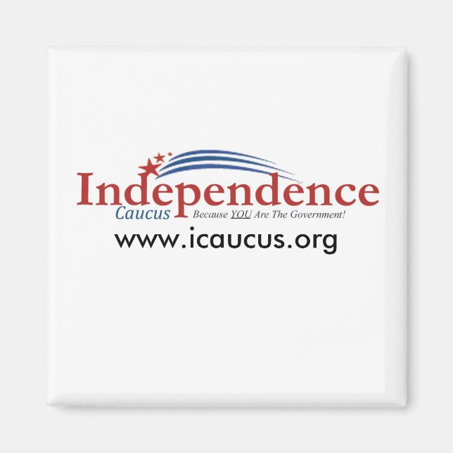 Íman Logótipo IC, www.icaucus.org (Frente)