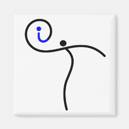 Íman logotipo it, 01 Black/Blue.