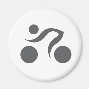 Íman Logotipo legal de ciclismo