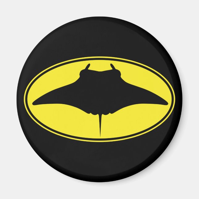 Íman Logotipo Manta Ray (Frente)