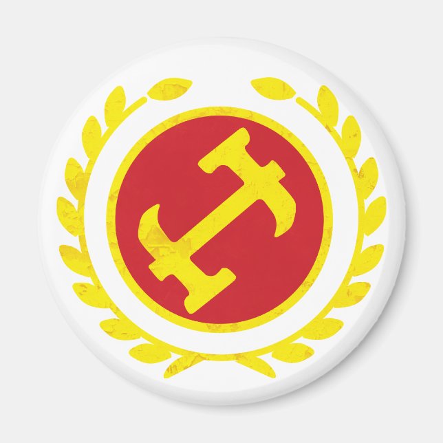 Íman Logotipo Mason da Pedra (Frente)