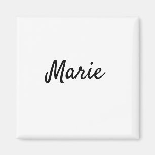Íman logotipo monograma mínimo simples personalizado de