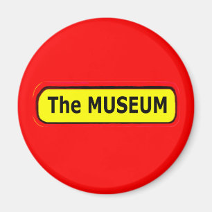 Íman Logotipo MUSEUM O MUSEUM Zazzle