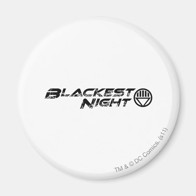 Íman Logotipo Noturno Blackest (Frente)
