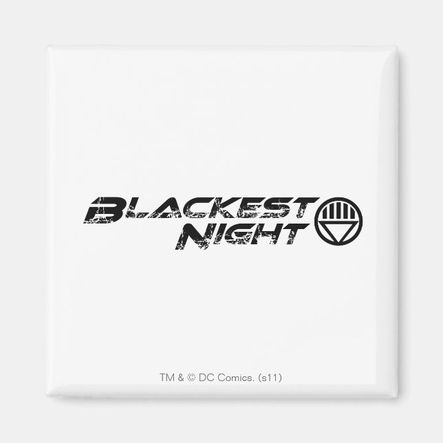 Íman Logotipo Noturno Blackest (Frente)