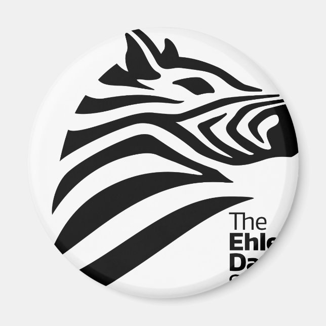 Íman Logotipo oficial da sociedade Ehlers-Danlos (Frente)