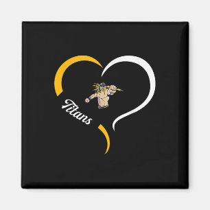 Íman Logotipo Ottawa-glandorf Titans Half Heart Slogan
