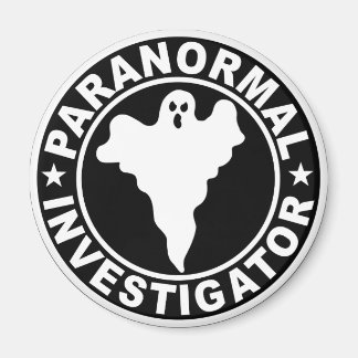 Íman Logotipo Paranormal de Investigador Fantasma Super