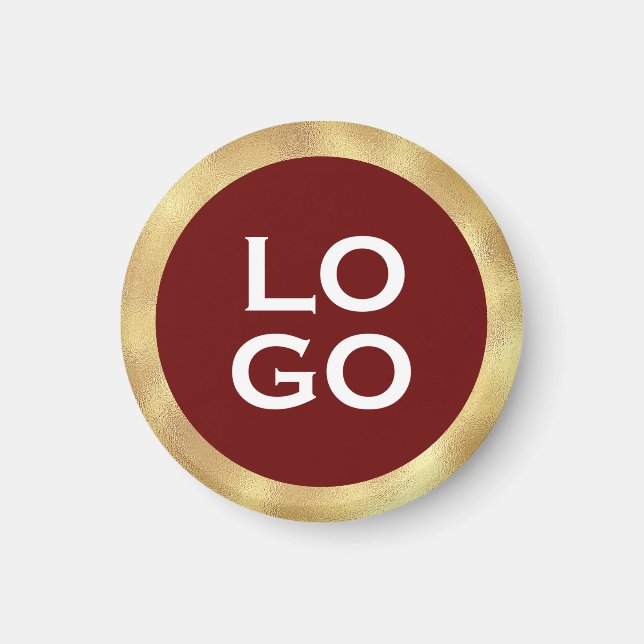 Íman Logotipo Personalizado da Empresa com Quadro Doura (Frente)