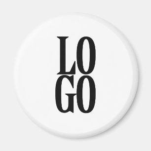 Íman Logotipo personalizado da empresa ou da empresa em