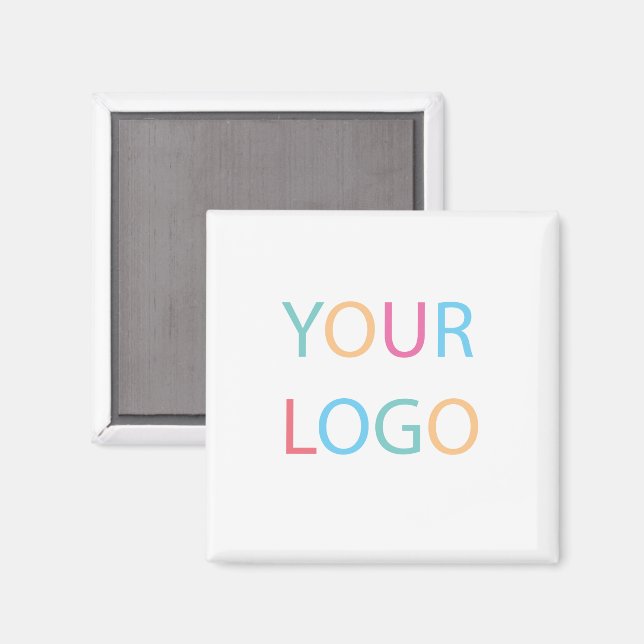 Íman Logotipo Personalizado Profissional de Negócios (Front/Back)