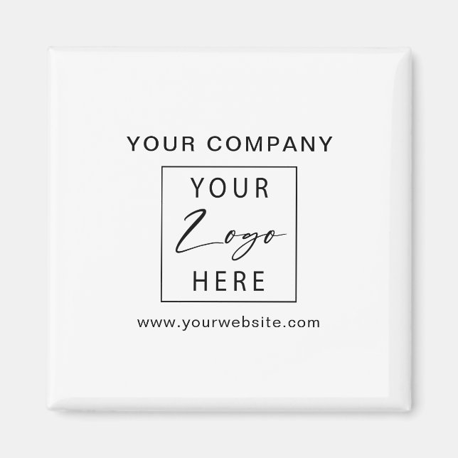 Íman Logotipo Promocional da Sua Empresa (Frente)