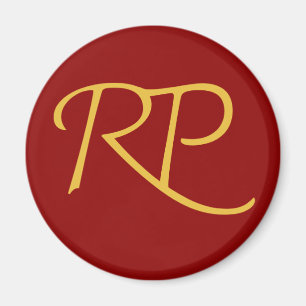 Íman Logotipo RAMO e PAUL - Ouro vermelho