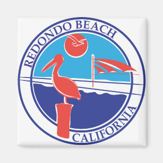 Íman Logotipo redondo Beach Color 01
