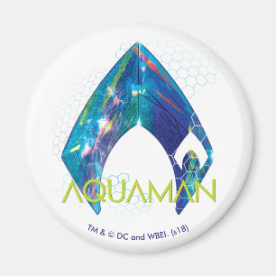 Íman Logotipo Refracted   de Aquaman Aquaman