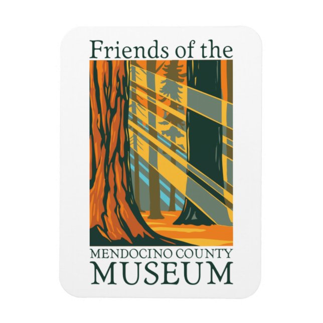 Íman Logotipo retangular com ímã (Vertical)