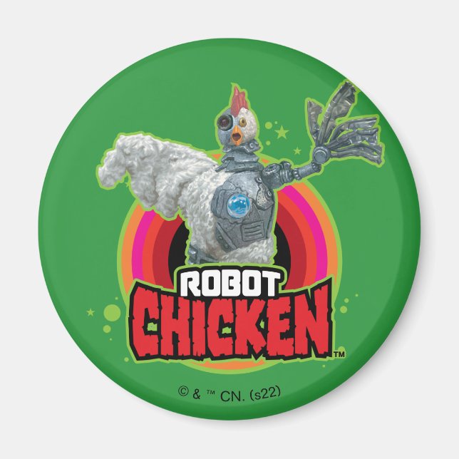 Íman Logotipo Robot Chicken (Frente)