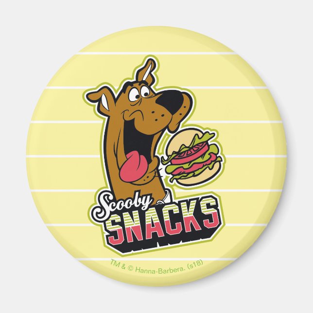 Íman Logotipo Scooby-Doo "Scooby Snacks" (Frente)