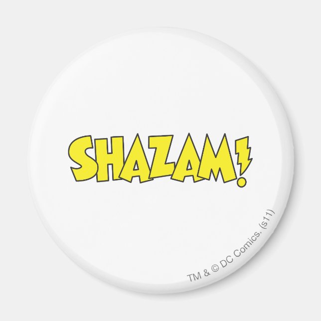 Íman Logótipo Shazam Amarelo (Frente)