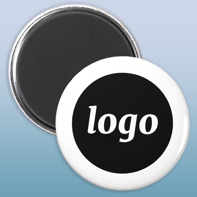 Íman Logotipo Simples de Negócios (Logo business promotional magnet)