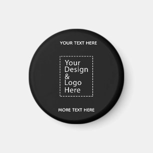 Íman Logotipo Simples e Design de Texto Marcas Comercia