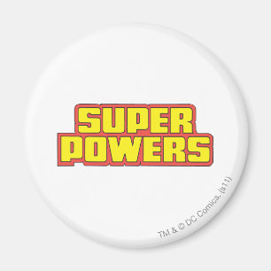 Íman Logotipo Super Powers™ Amarelo
