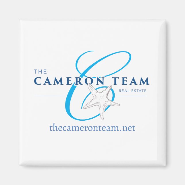 Íman Logotipo TCT e site na web (Frente)