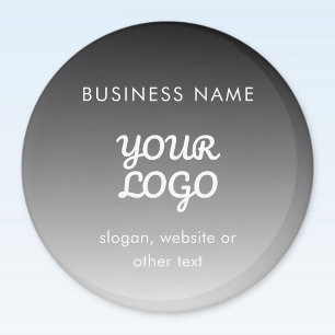 Íman Logotipo & Texto Promocional Moderno Cor Editáve