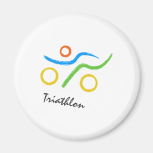 Íman Logotipo Triathlon