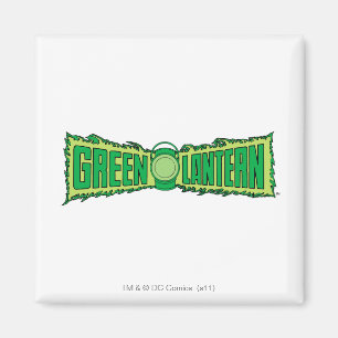 Íman Logotipo verde da lanterna com lanterna