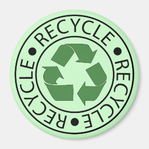 Íman Logotipo verde de Ceter do reciclar
