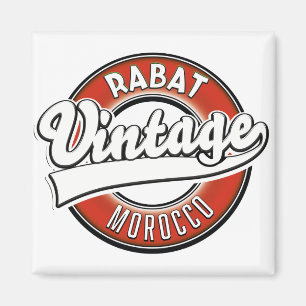 Íman Logotipo vintage de Rabat Marrocos