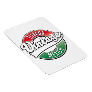 Íman Logotipo vintage de Tijuana México.