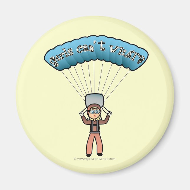 Íman Loira Girl Sky Diver (Frente)