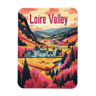 Íman Loire Valley France Vintage art